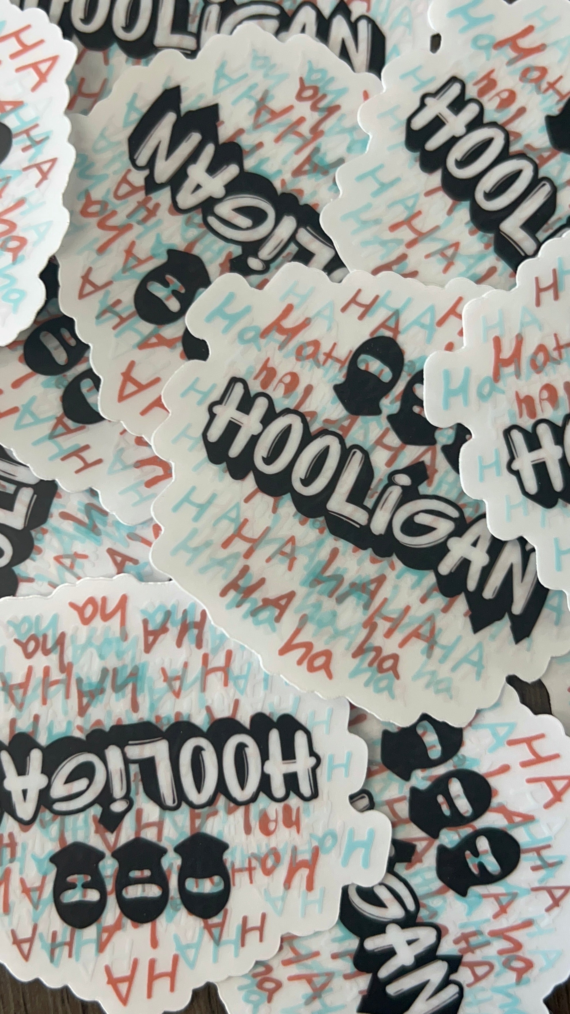 Hooligan Clear Cut Sticker