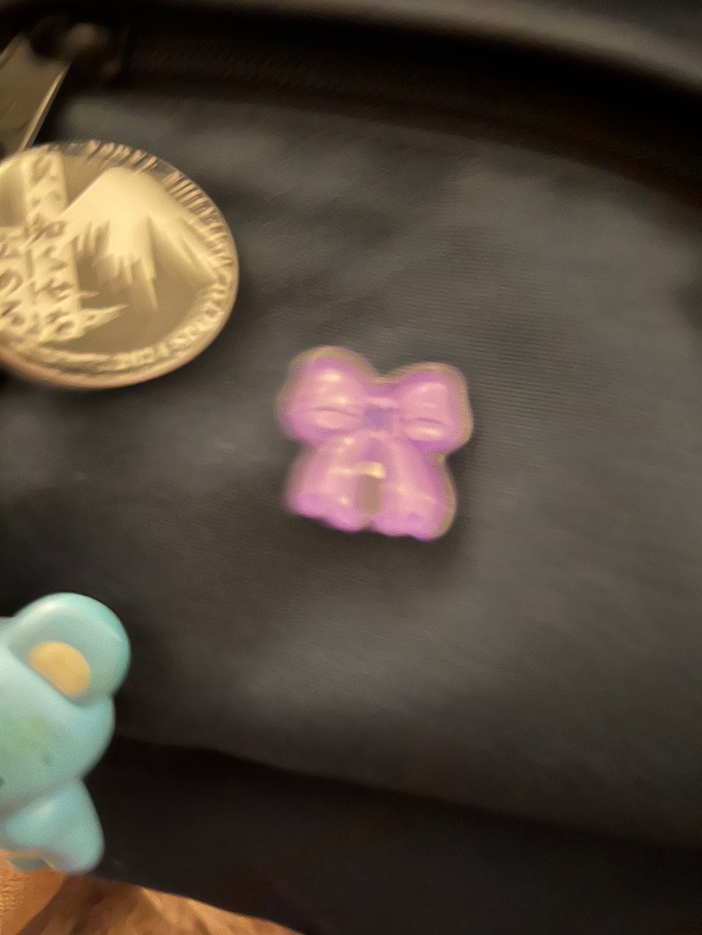 Purple Ribbon Project Logos Bow Pin