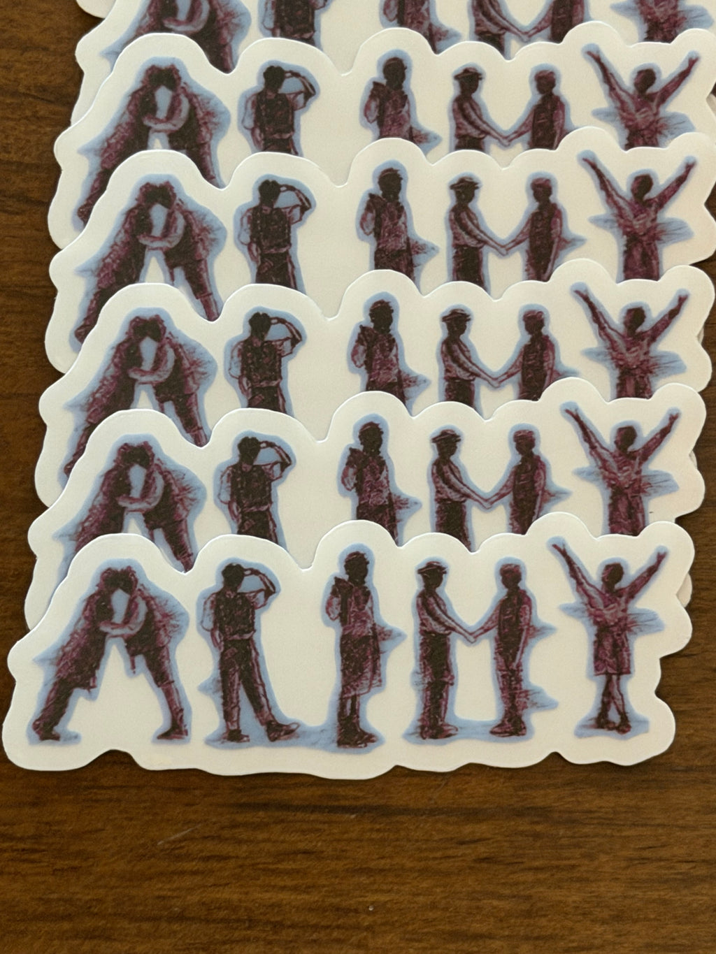 A-R-M-Y Tattoo Clear Vinyl Sticker