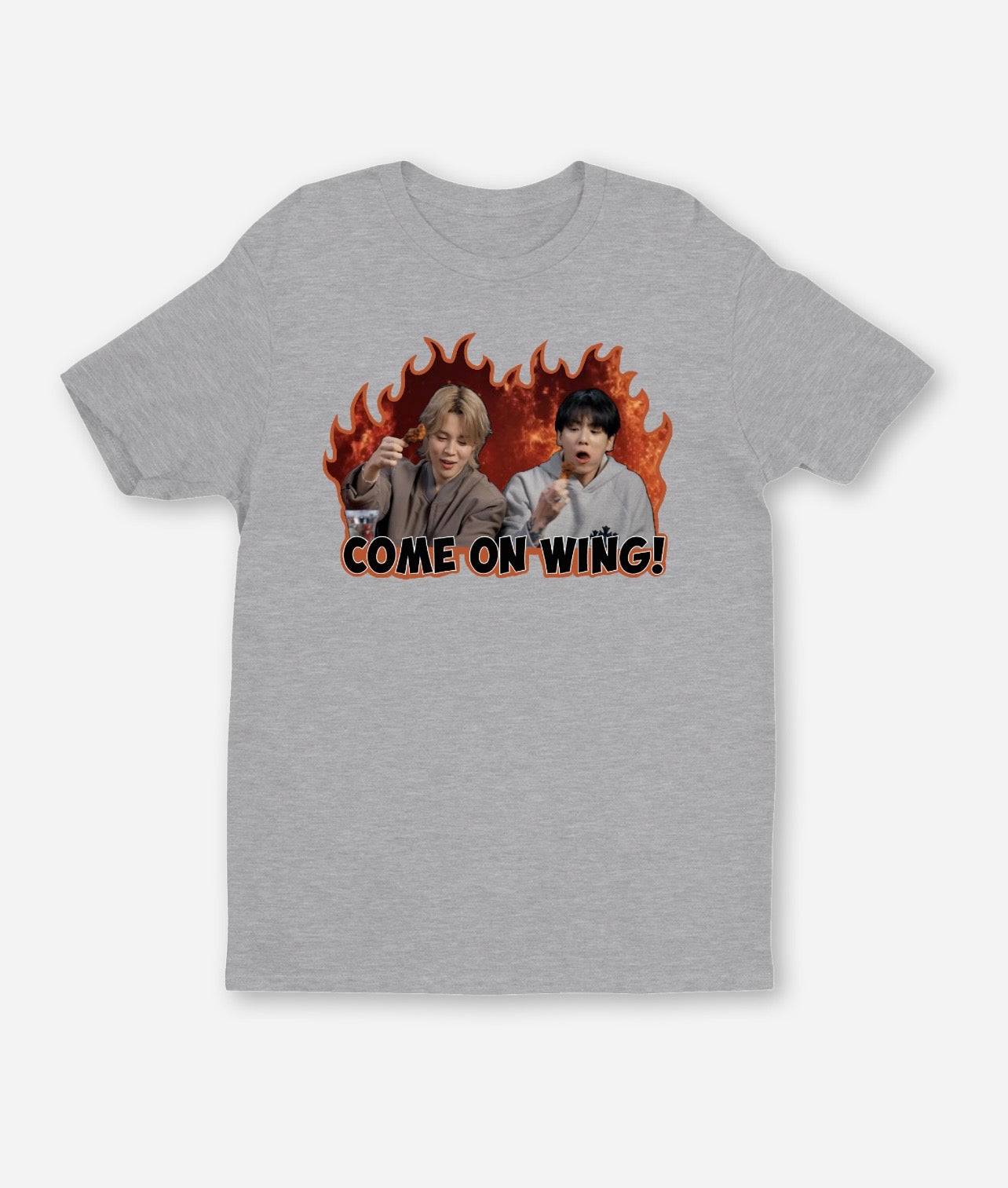 Come On Wing! Graphic T-Shirt 🔥🍗 | Soft Cotton K-Style Unisex Tee