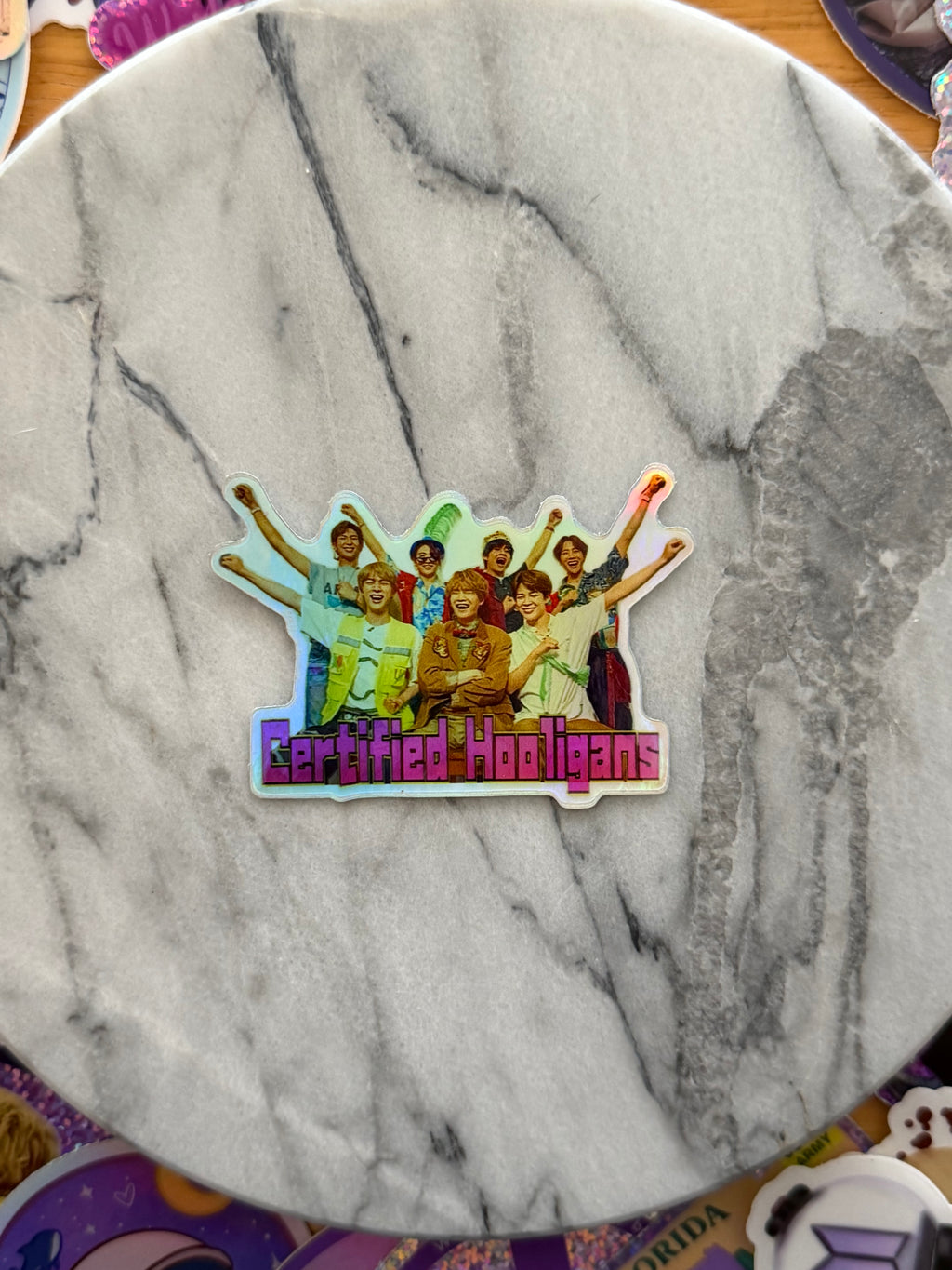 Certified Hooligans Holographic Sticker