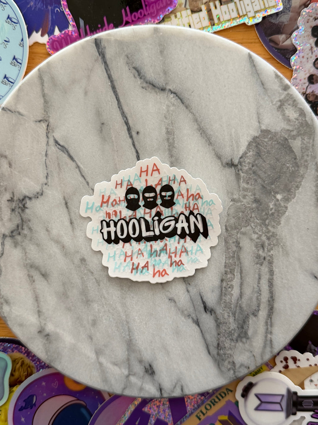 Hooligan Clear Cut Sticker