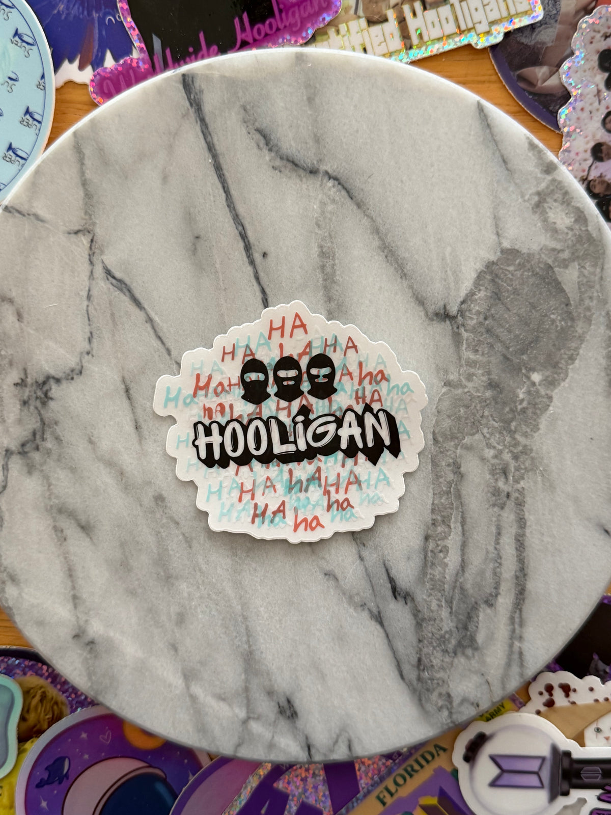 Hooligan Clear Cut Sticker
