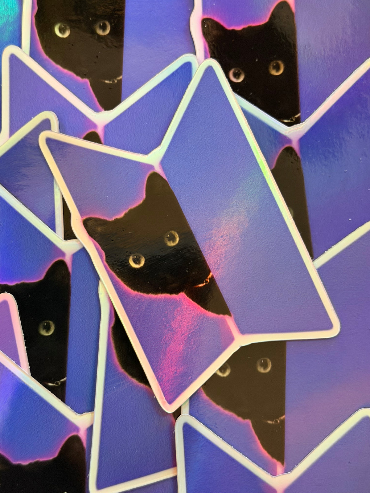 Peeking Tang Holographic Sticker