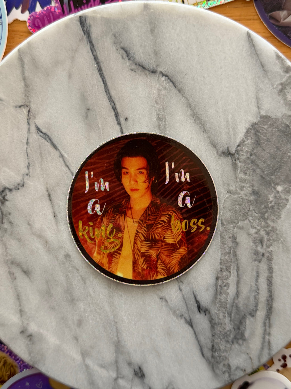 Boss King Rapper Sticker