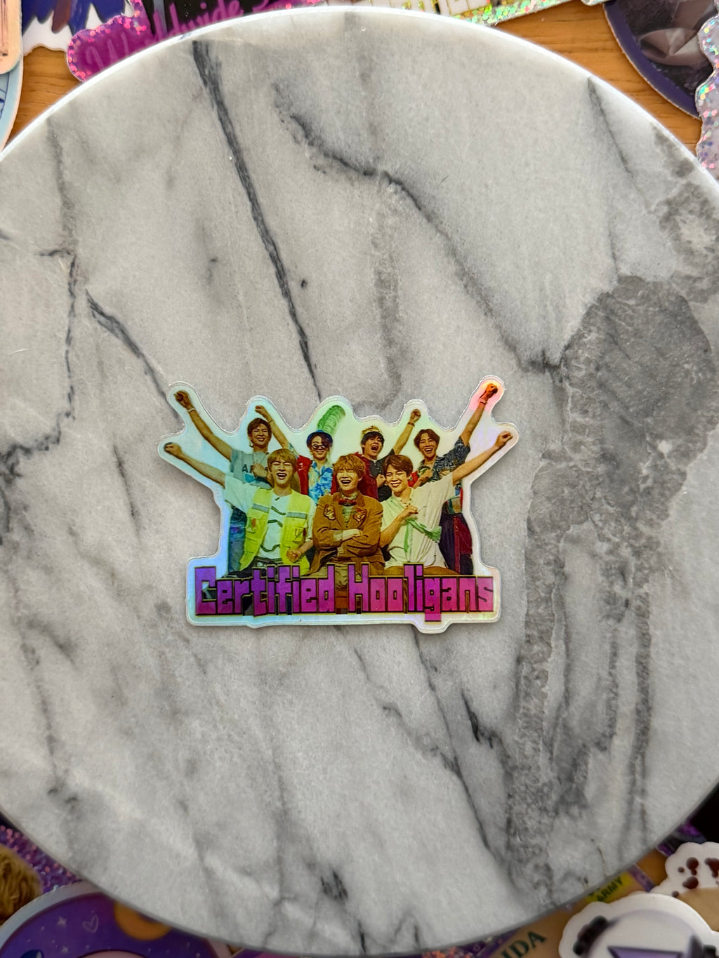 Certified Hooligans Holographic Sticker