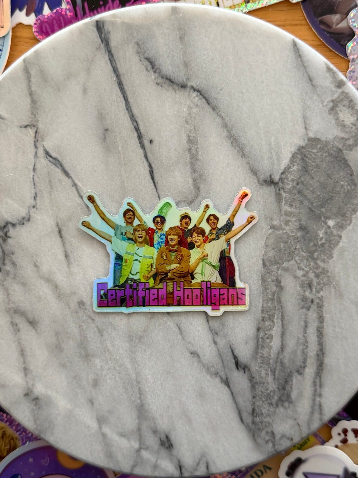 Certified Hooligans Holographic Sticker