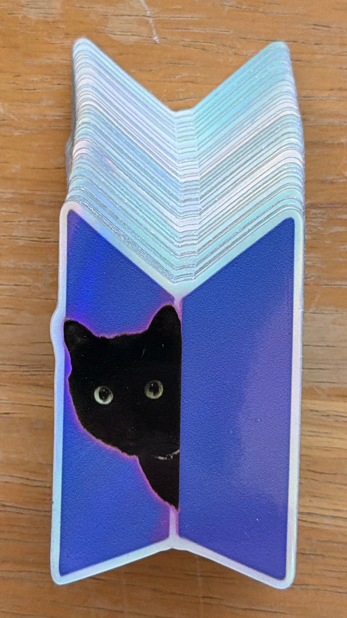 Peeking Tang Holographic Sticker