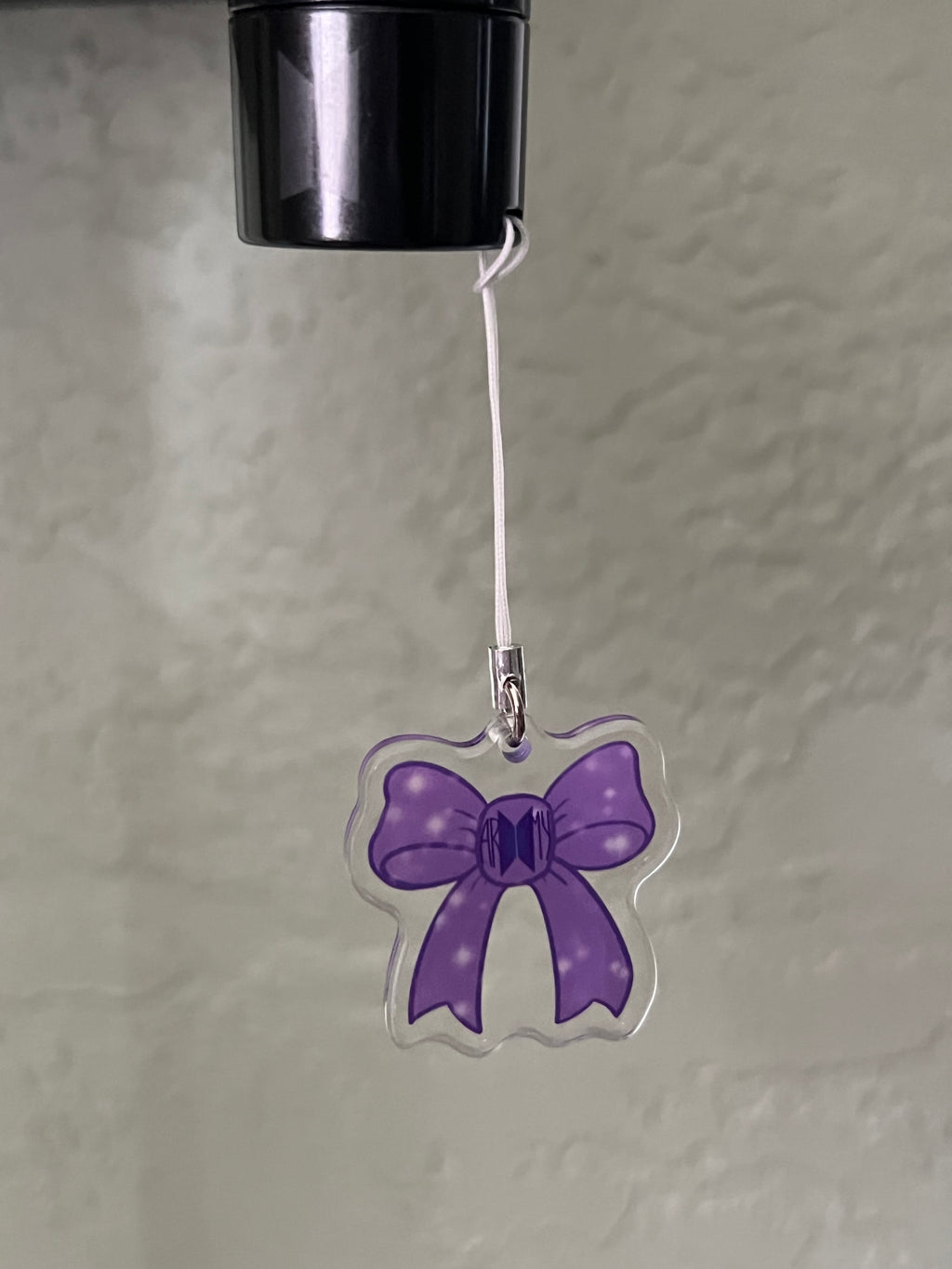 Purple Ribbon Project Phone/Light-stick Charm