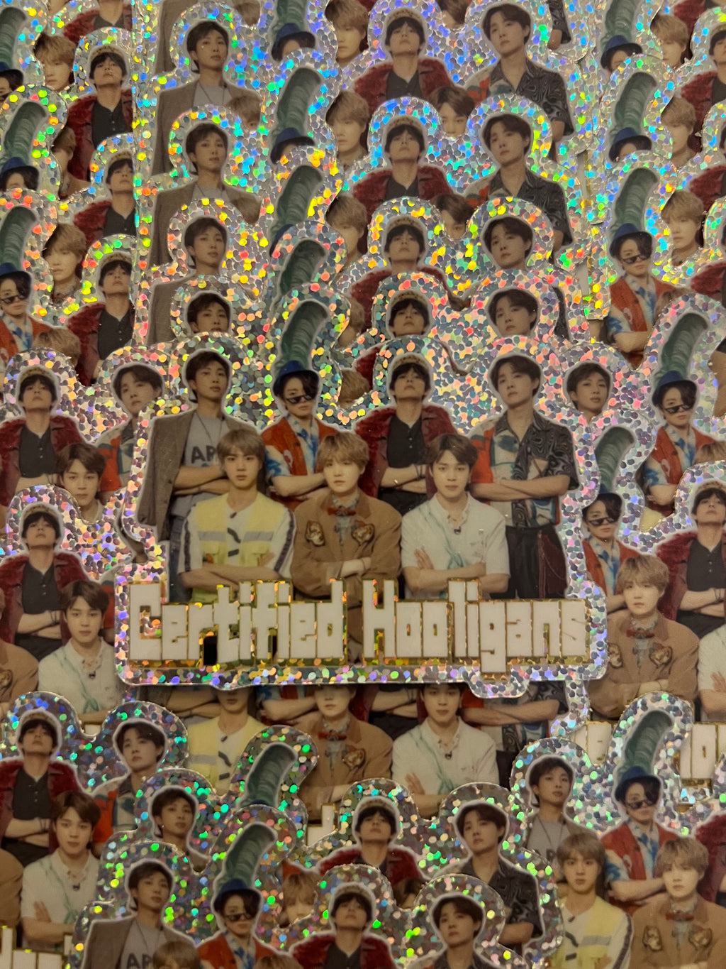 Certified Hooligans Glitter Sticker