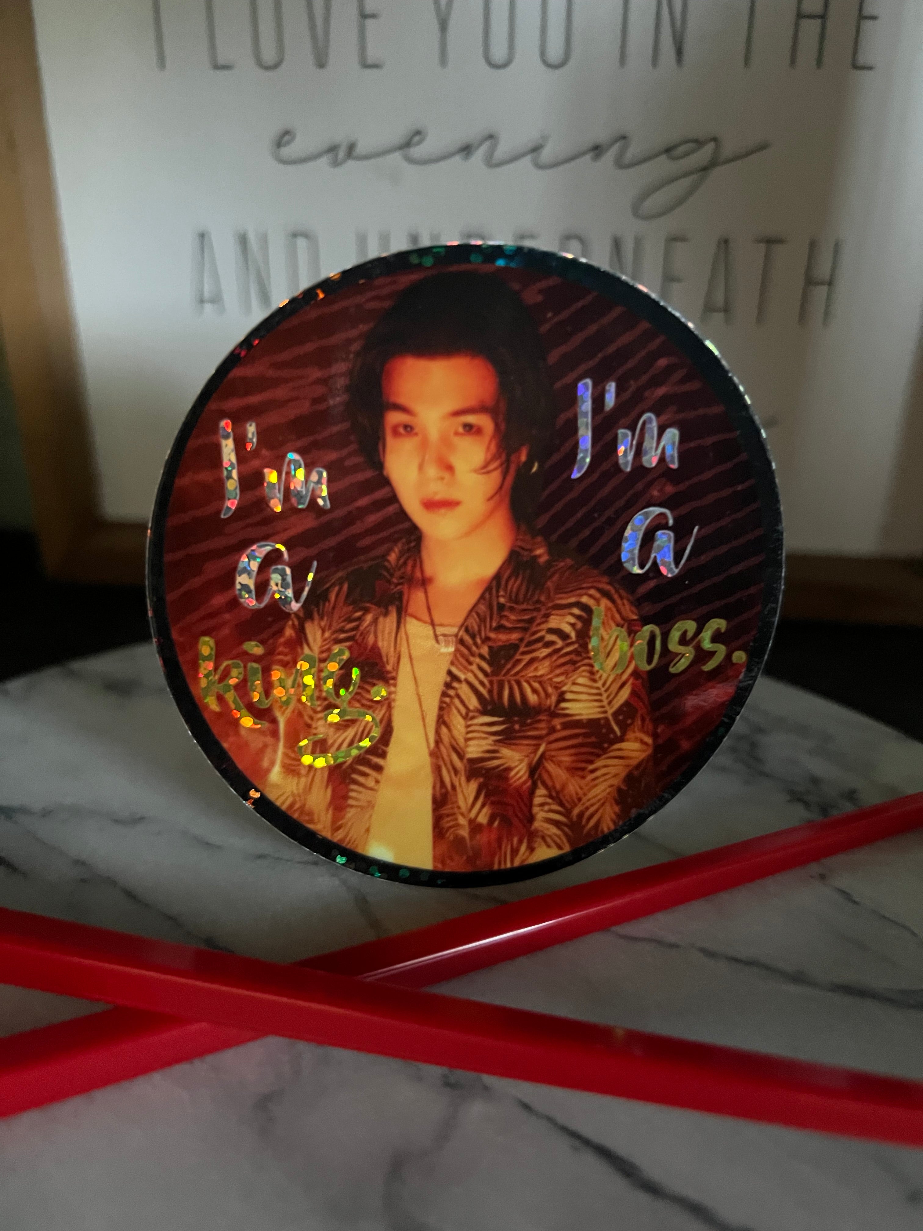 Boss King Rapper Sticker