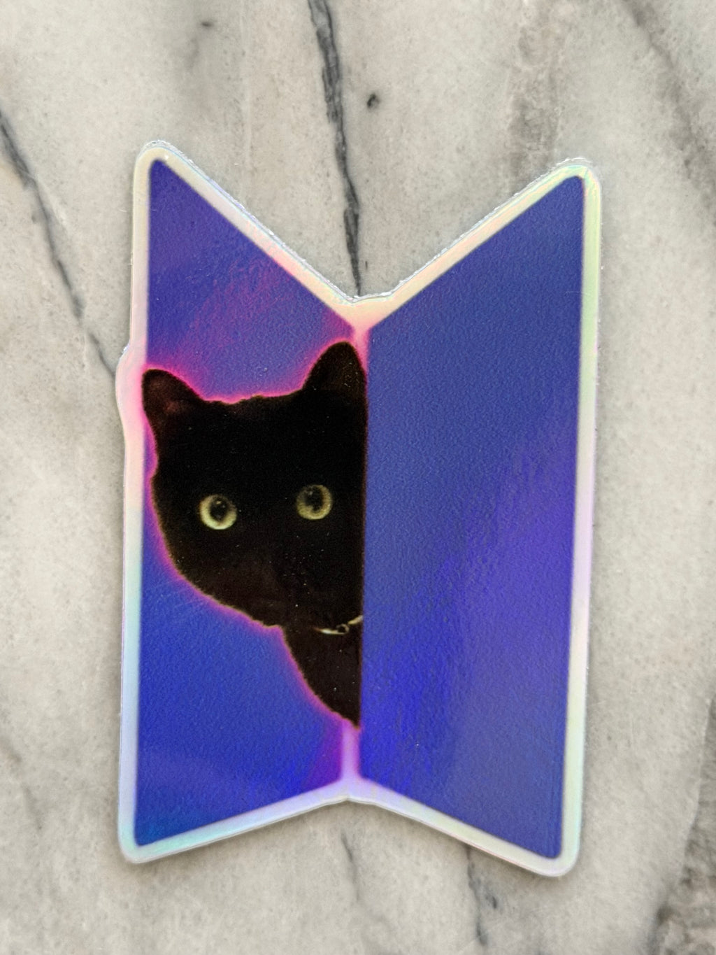 Peeking Tang Holographic Sticker