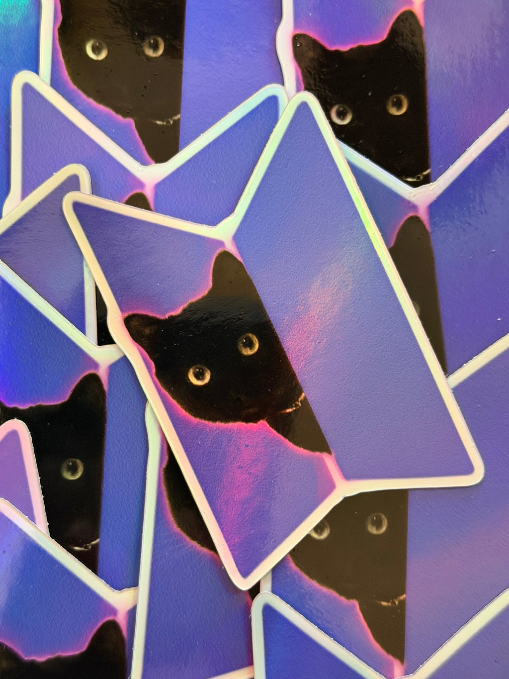 Peeking Tang Holographic Sticker