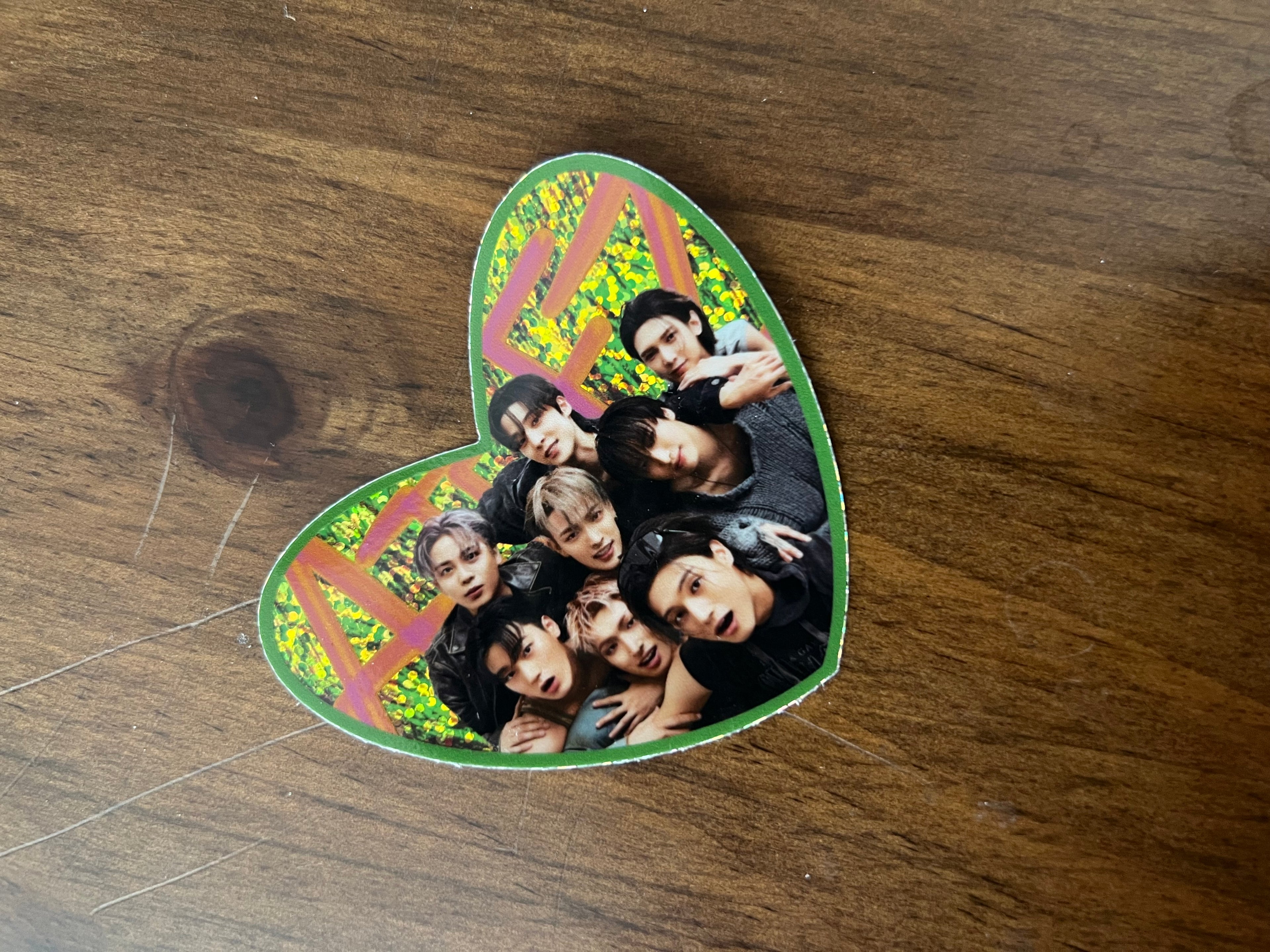 Ateez Group Photo Sparkle Sticker