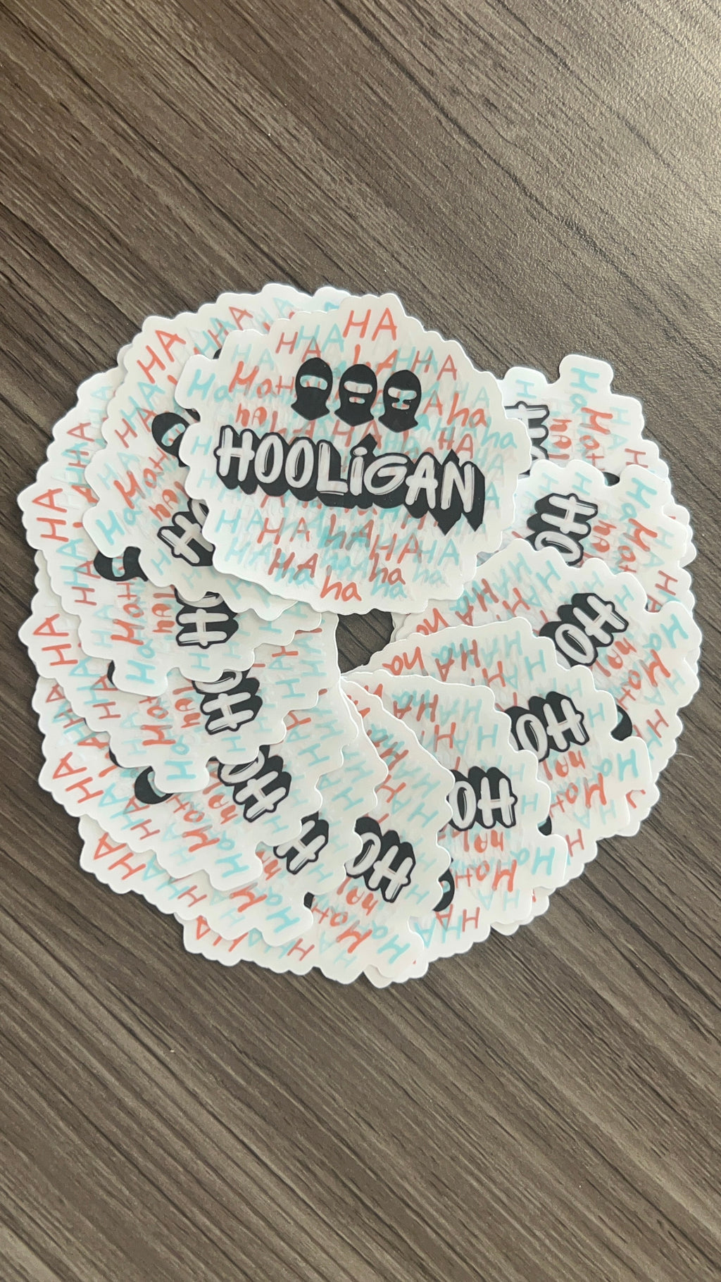 Hooligan Clear Cut Sticker