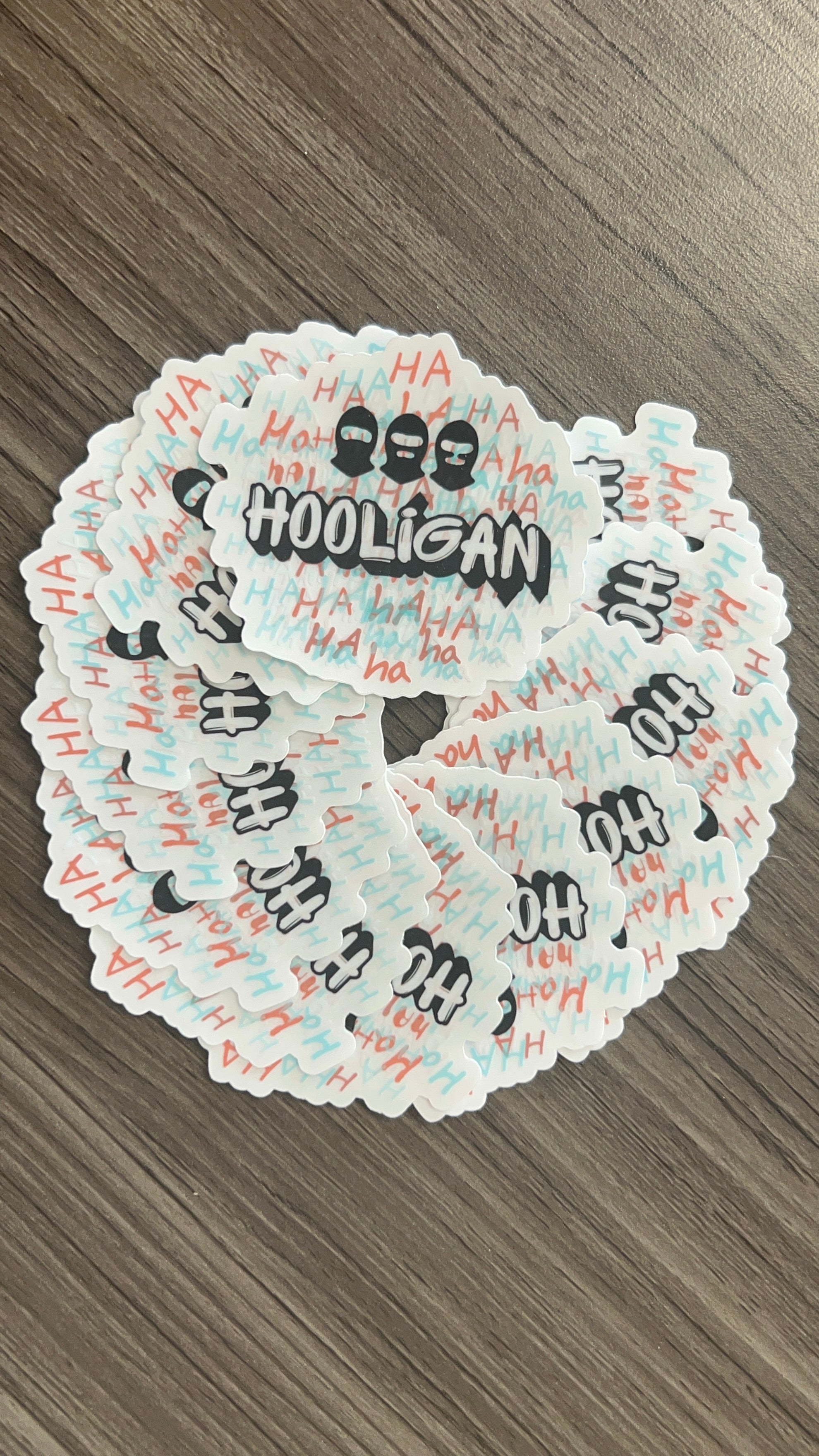 Hooligan Clear Cut Sticker