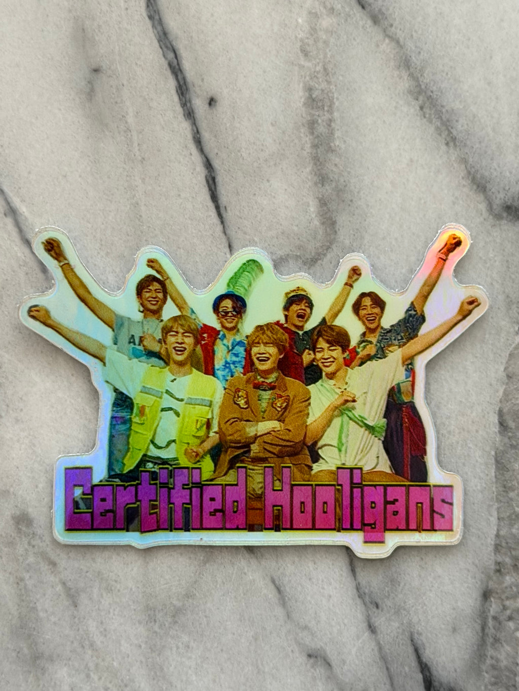 Certified Hooligans Holographic Sticker