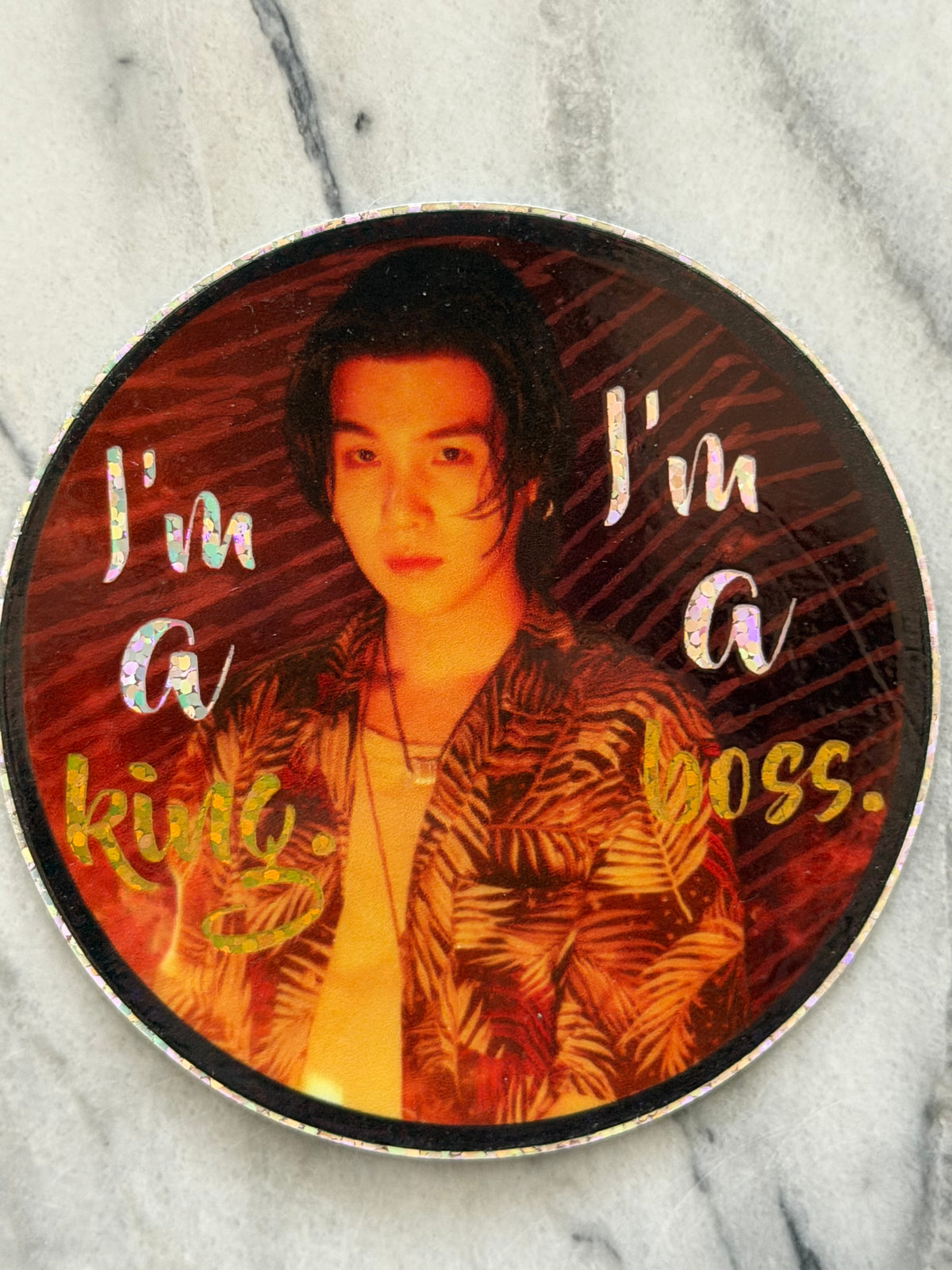 Boss King Rapper Sticker