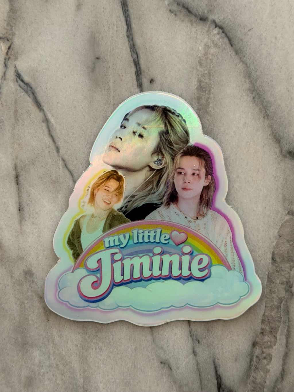 My Little Jiminie | Holographic Vinyl Sticker