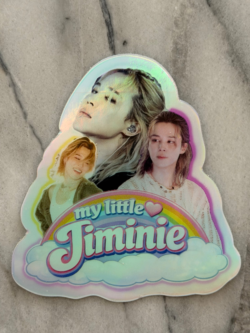 My Little Jiminie | Holographic Vinyl Sticker