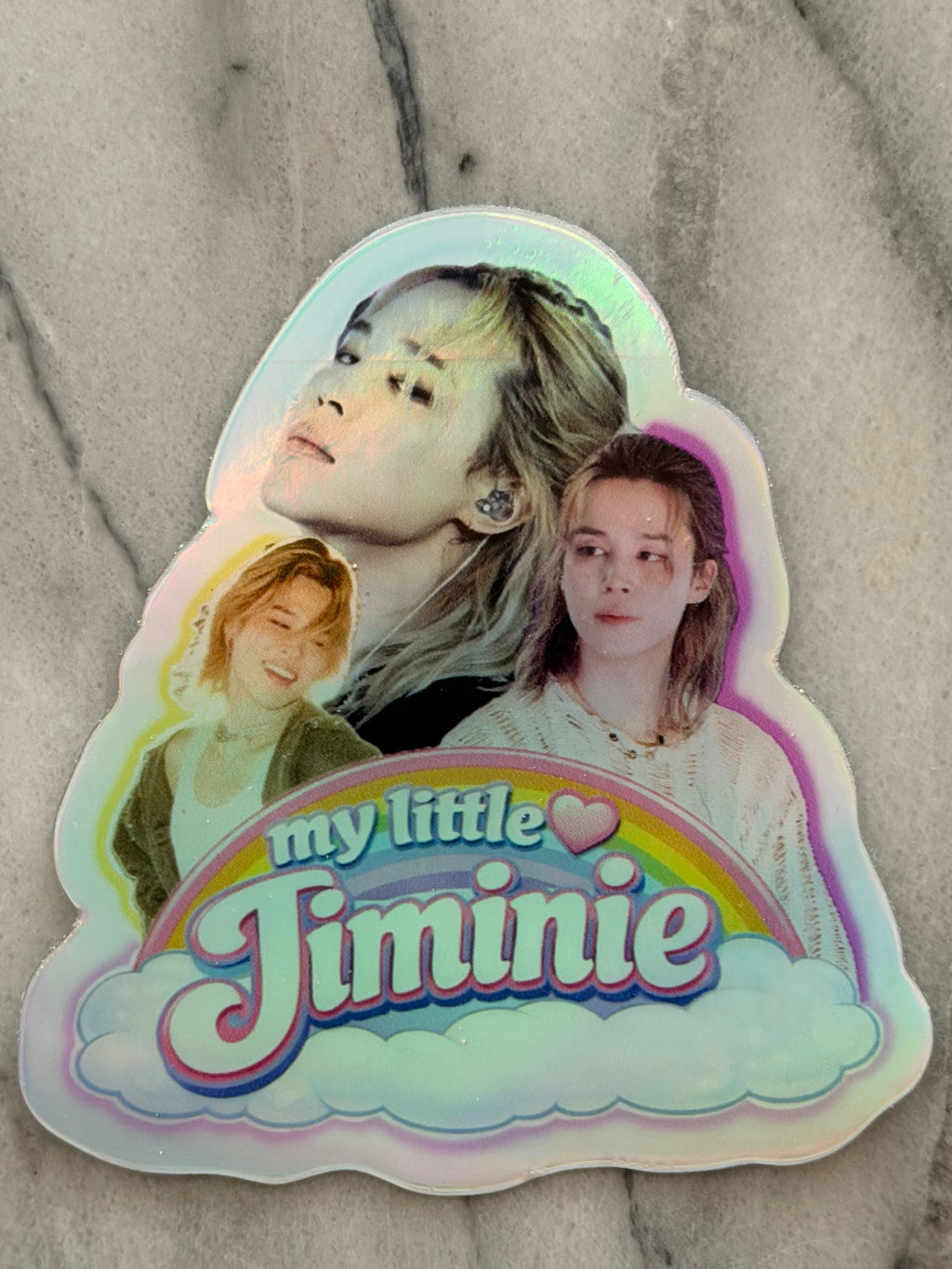 My Little Jiminie | Holographic Vinyl Sticker