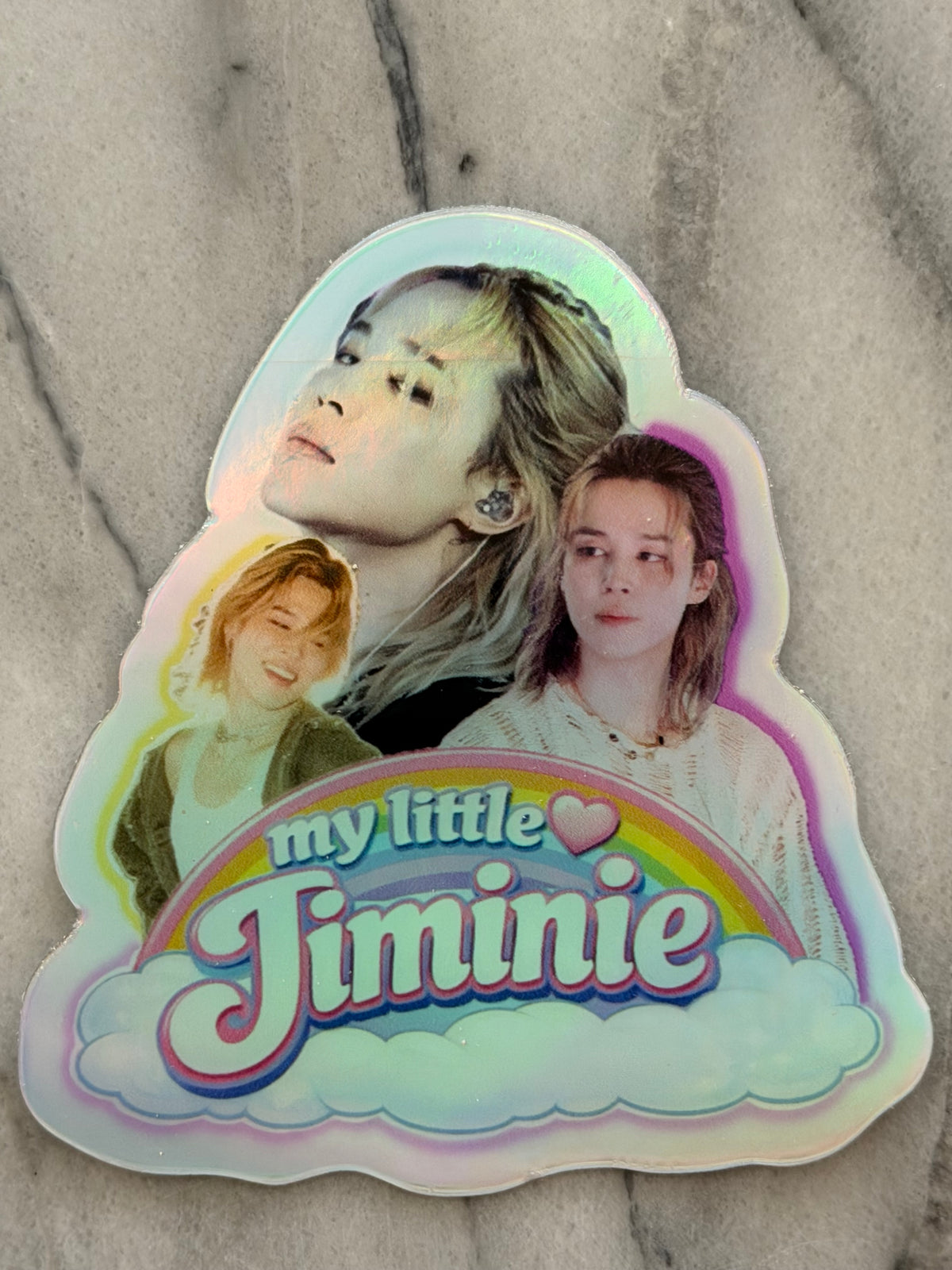 My Little Jiminie | Holographic Vinyl Sticker