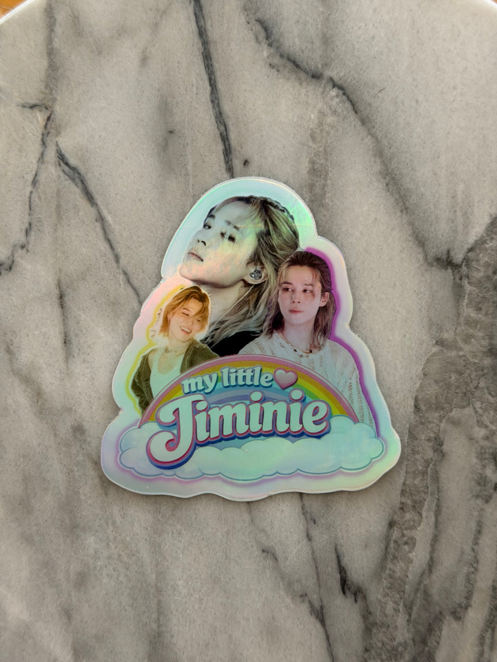 My Little Jiminie | Holographic Vinyl Sticker