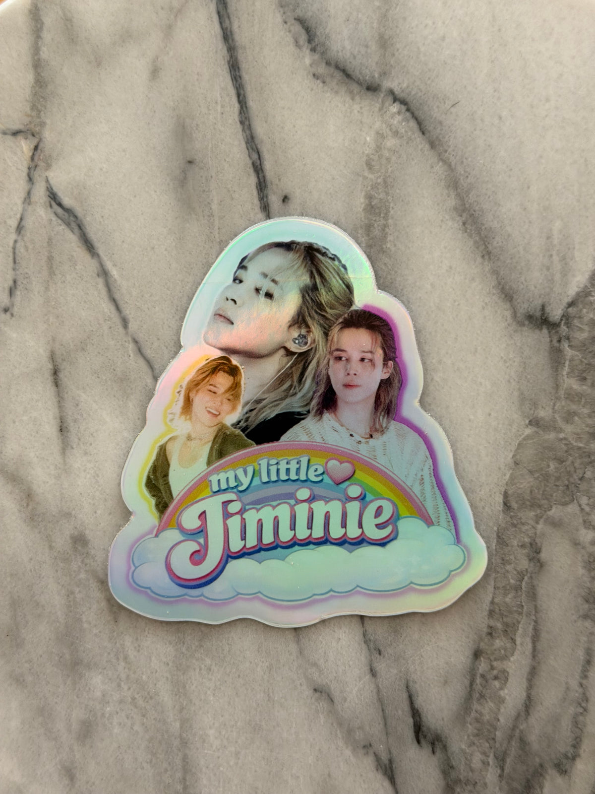 My Little Jiminie | Holographic Vinyl Sticker