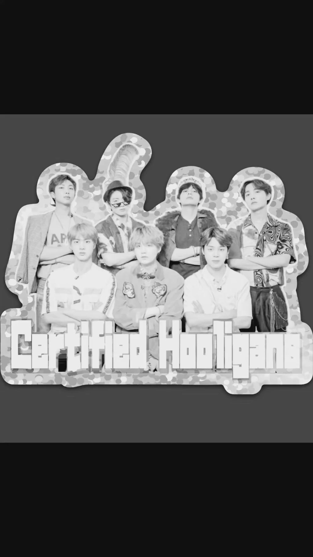Certified Hooligans Holographic Sticker