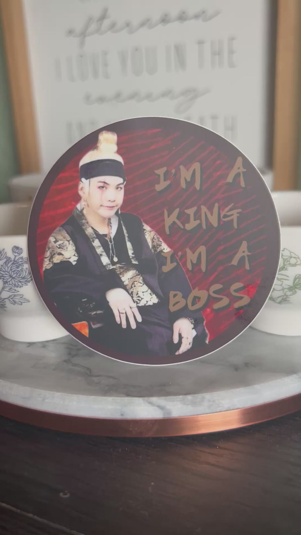 New Design Boss King Rapper Sticker